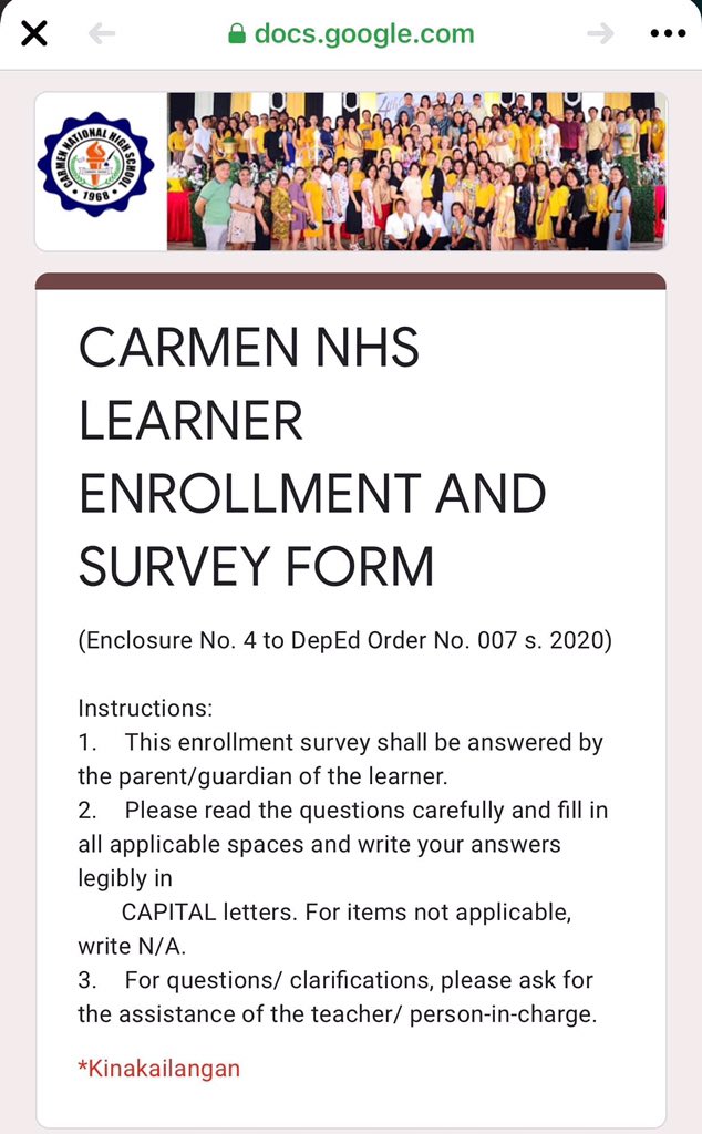 seergee2020's tweet image. Watch my online tutorial #Vlog1 - How to Use Google Form? in my YouTube Channel which can be accesed later at night here: 

m.youtube.com/watch?feature=…

Credits to my FB friends who shared their used forms in their timeline.
#SeerGee #VlogThing #PositivityMatters #LiveStrong