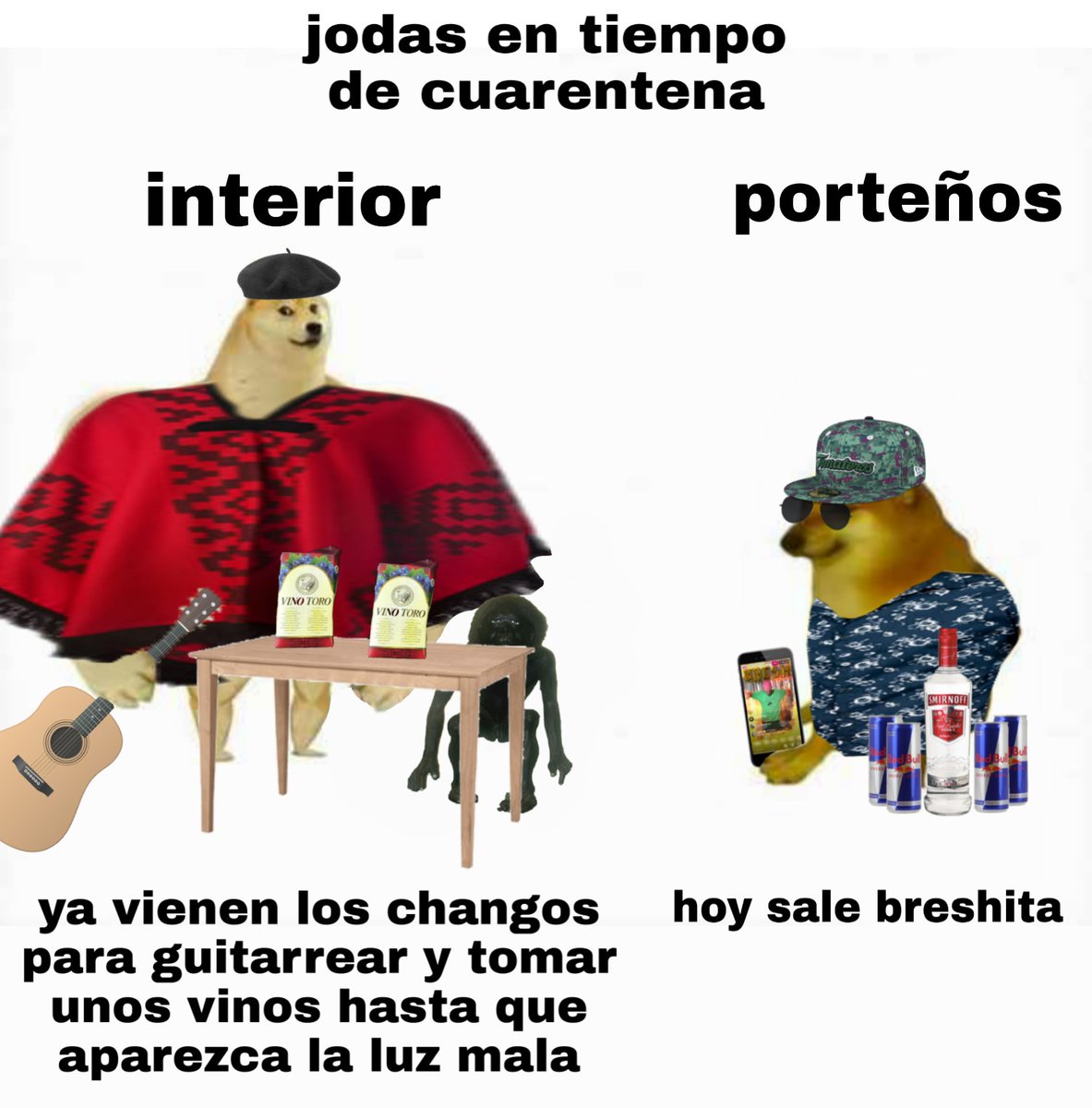 una hora me costó hacer este meme, por favor valórenlo
