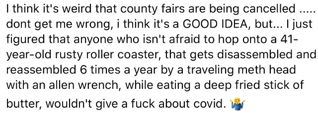 chambs79's tweet image. I do love me a good ol’ county fair! #Churros #ElephantEar #EveryWorkerSmellsLikePiss