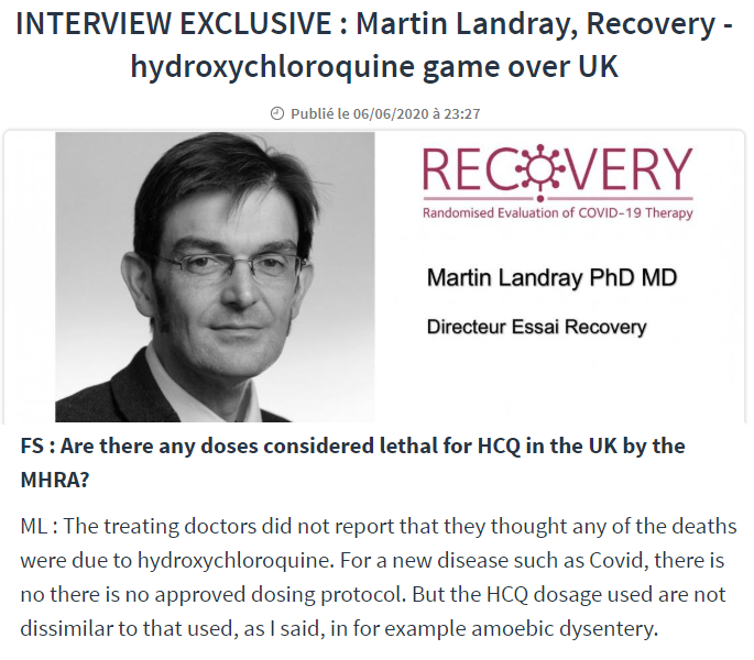 LukeMor19529310's tweet photo. The recent UK Oxford study inadvertently proved that the Cardio-toxicity of Hydroxychloroquine is a fabricated lie. They gave elderly and sick patients 2-3 times the typical dosage (2,400mg), a dose fit for a gorilla, and they noted no additional deaths due to HCQ toxicity. https://t.co/nu8mtF5u9x