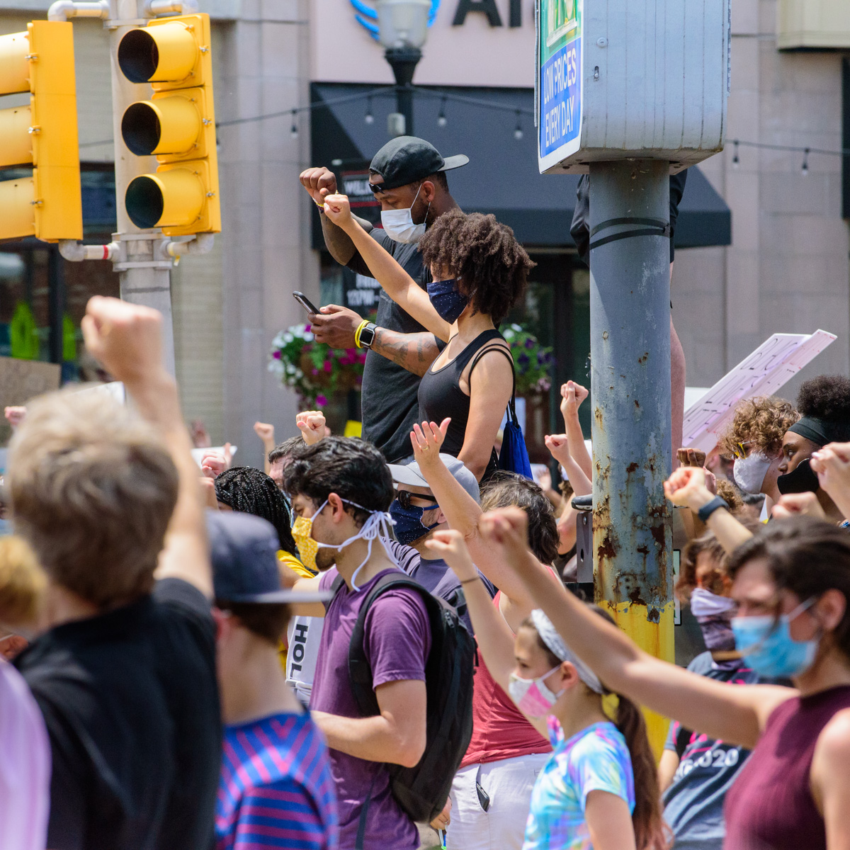 Over 1000 Montclairians gathered in response to the killing of George Floyd for the Black Lives Matter-Crack the Blue Wall march on Saturday, June 6
MARCHERS RALLY IN MONTCLAIR FOR BLACK LIVES MATTER
 youtu.be/vZzwjaSwUhM via <a href="/YouTube/">YouTube</a>