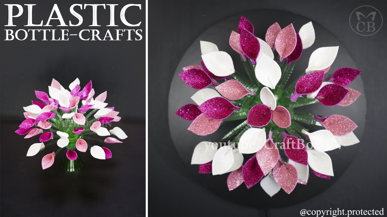 DIY Glitter Foam Flower Making For Home Decorations, Glitter Foam Sheet  Crafts Idea