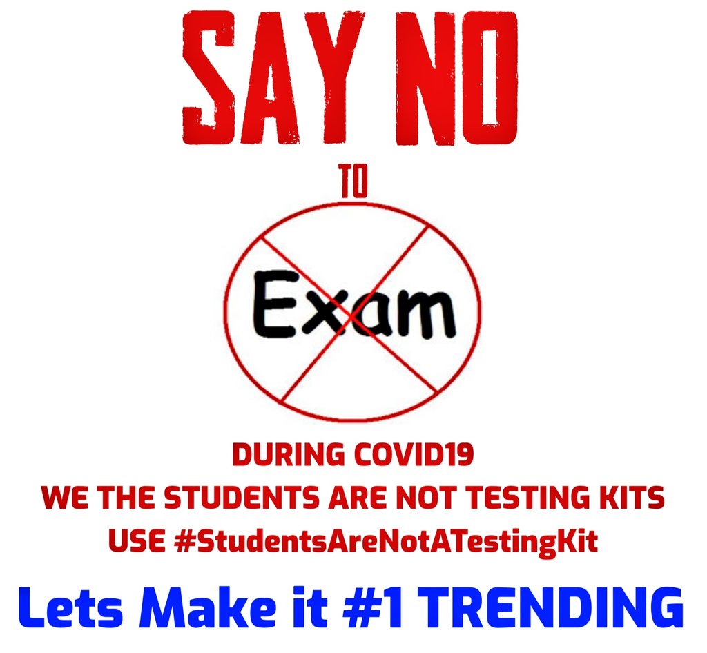 MONIKAV87607550's tweet photo. All student was not mentally  paper for upcoming exam that conduct  by university...why they don't think about that situation  if someone students  is corona positive ..in examination  center then all studemt suffering  from that who is wrong university or student #cancelPTUexam https://t.co/OpeSUZ884j