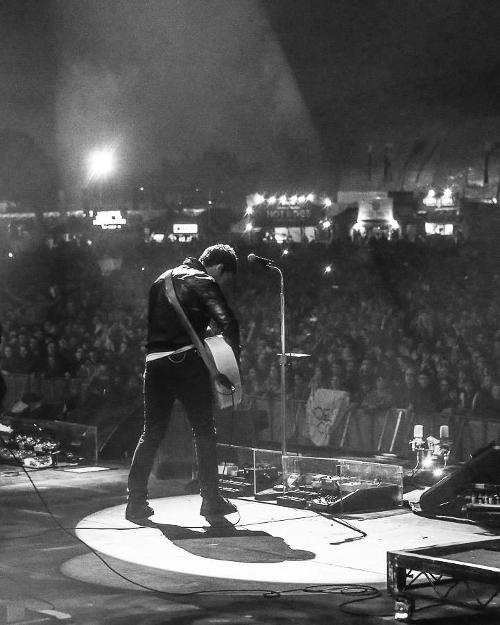 NoelGallagher's tweet photo. #Throwback to last year when NGHFB played to a huge, soaking wet (and awesome) crowd at Manchester's Heaton Park! 📸: @snappershaz 
#OnThisDay https://t.co/93rO2RpAjo