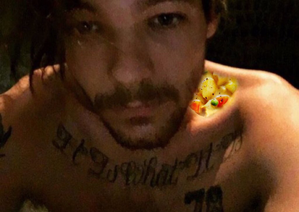 i want to drink soup out of louis collar- thread