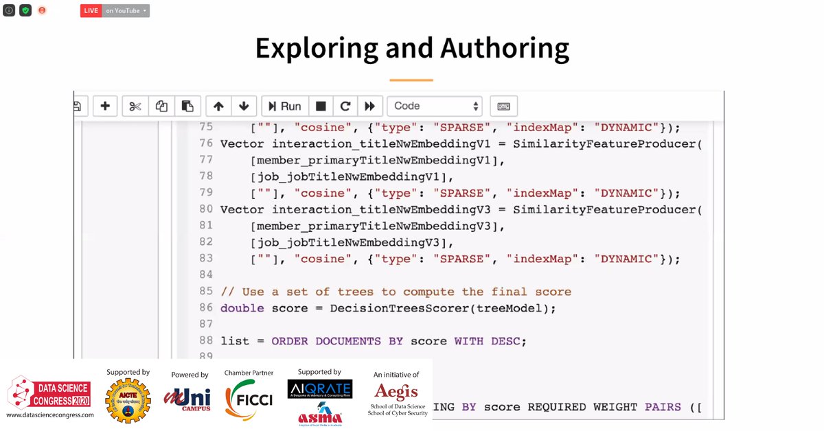 Join the LIVE discussion on LinkedIn with Dr Rushi Bhatt, Director Engineering (AI) LinkedIn on bit.ly/374WDjw at #DSCongress 2020

Initiative of <a href="/AegisSchool/">AegisDataScience</a> powered by <a href="/mUniCampus/">mUnicampus</a> supported by <a href="/AICTE_INDIA/">AICTE</a> <a href="/aiqrate/">AIQRATE</a> chamber partner <a href="/ficci_india/">FICCI</a> 

#LinkedIn #ML #Data