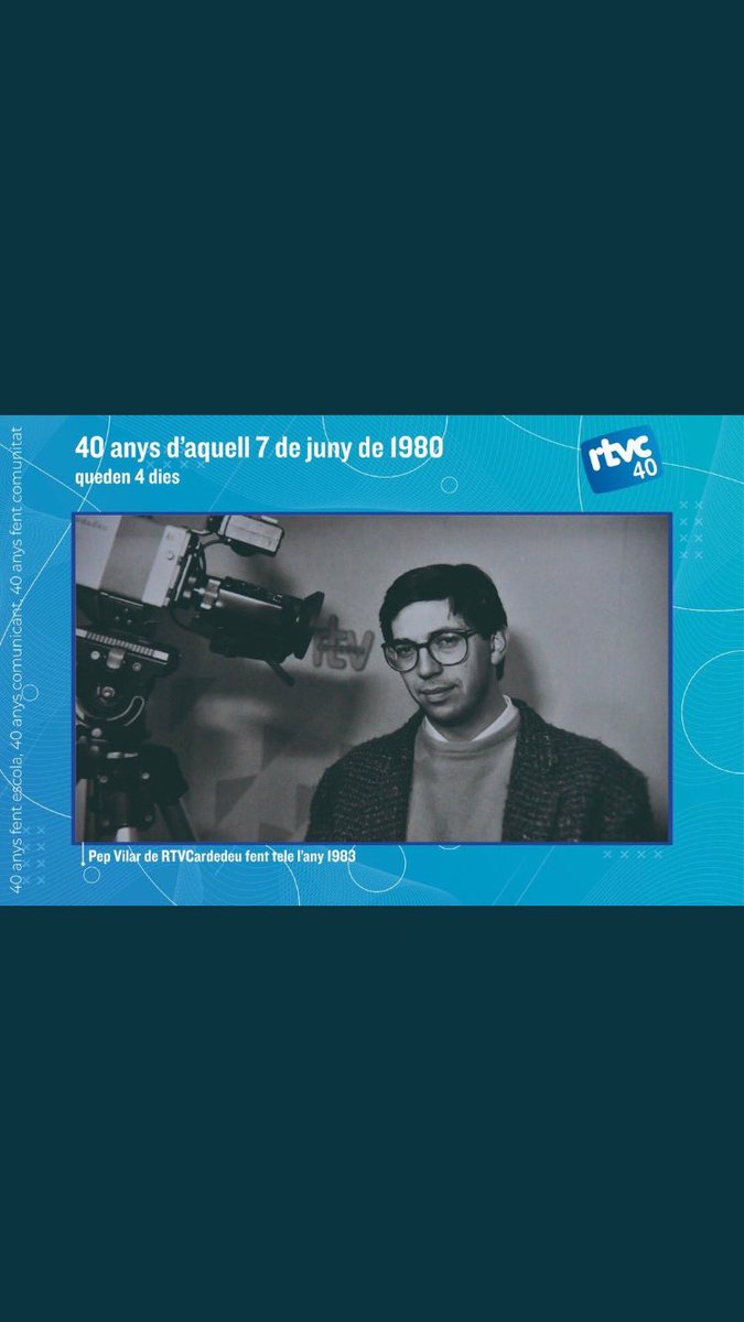 pepvilar's tweet photo. Fa 40 anys. Un 7 de juny de 1980. #rtvcardedeu https://t.co/4L4GtidUNA