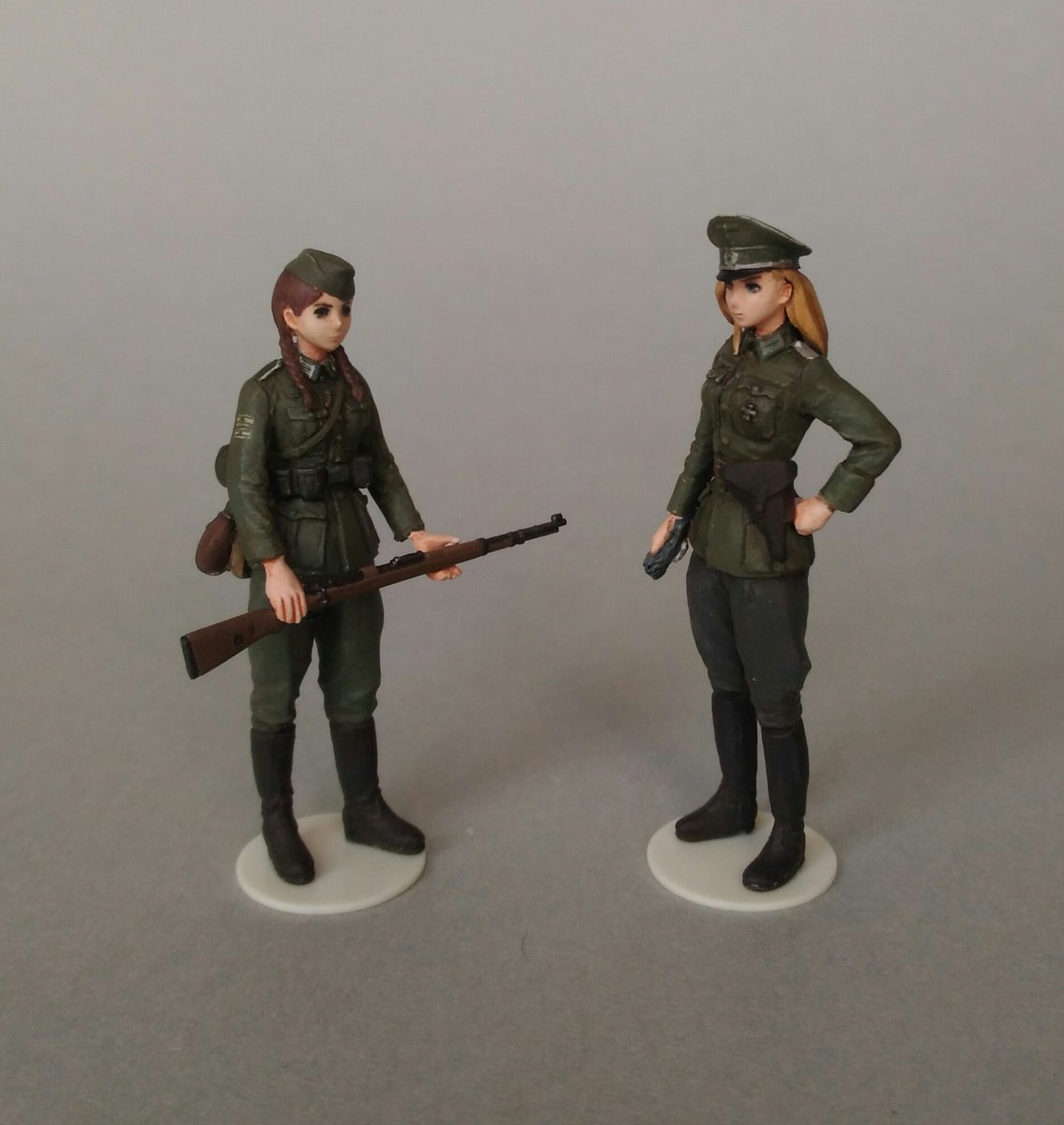 歴装ヲトメシリーズ 1/35 Hannah(ハンナ) w/3.7cm対空機関砲37型 プラモデル(HC6) Finemolds(ファインモールド)