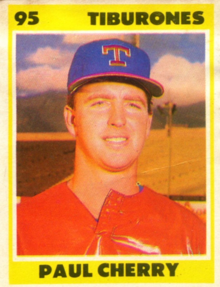 tiburonmusiu's tweet photo. 7/6/1962: Nació en Florida (USA) Paul Cherry, el pitcher zurdo jugó la temporada 1987-88 con #Tiburones. Lanzó 15 juegos, 12 de ellos como abridor con 2 completos. Ganó 3 y perdió 7 con efectividad de 4.46.
Cherry falleció el 26 de octubre del 2007.
#PaulCherry #LaGuaira https://t.co/OfS62SSqHP