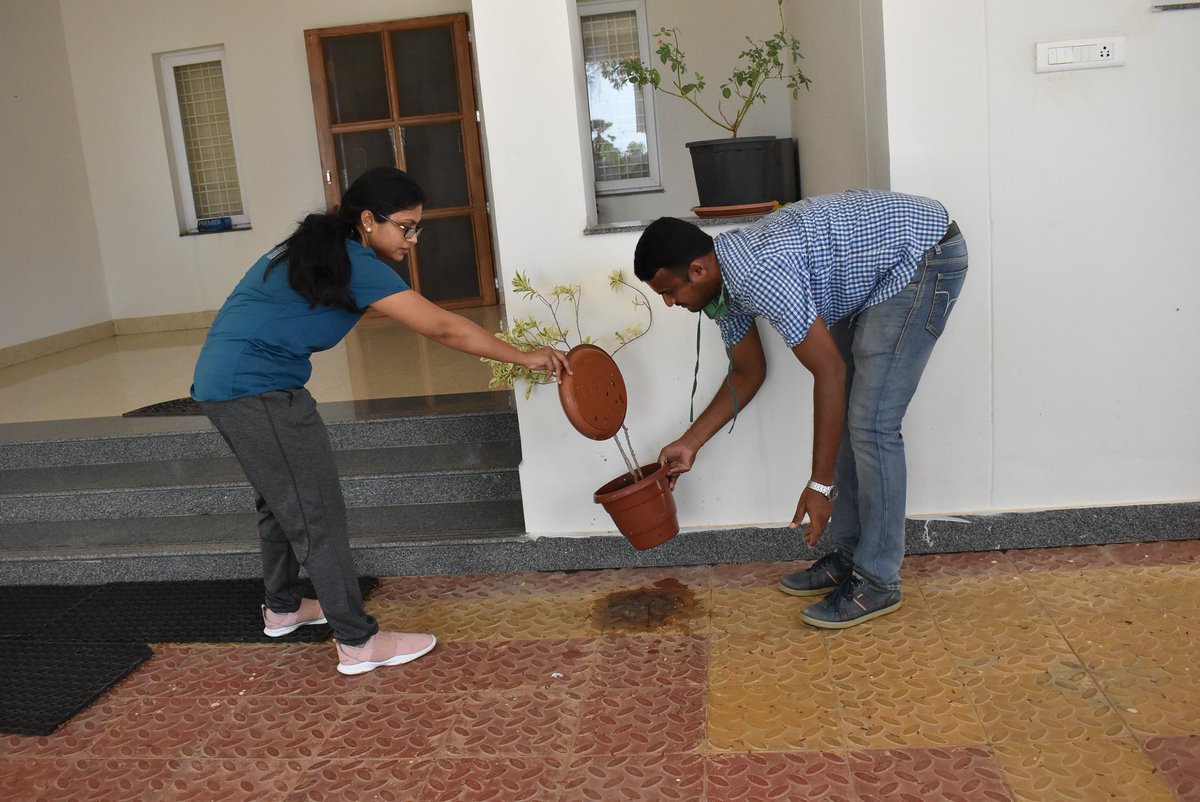 Collector_PDPL's tweet photo. #5thSunday             
@10AMfor10Min. As per Hon'ble minister Sri @KTRTRSGari call to continued cleanliness drive.Let’s work together in making #Peddapalli free from Seasonal Diseases.
@arvindkumar_ias
@TelanganaCMO 
@SmitaSabharwal 
@cdmatelangana https://t.co/Fa9FUXE7te