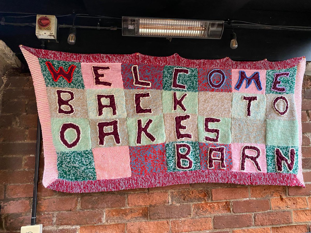 oakesbarn's tweet image. Alway lovely to receive gifts made during lockdown @oakesbarn #knitting #welcomeback #lockdowninspiration #homemade #gift