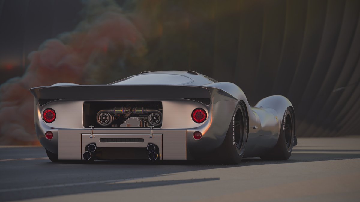 stefan_mantu's tweet photo. This time in different clothes, a stainless steel body, new wheels and of course, more power!
#automotiveart #cgi #engraff #engraffstudio #allthingscgi #3d #rendering #carrendering #automotive #cars #ferrari330p #ferrari #lemans #racecar #race #vfx #vbd https://t.co/bTgvq74S46