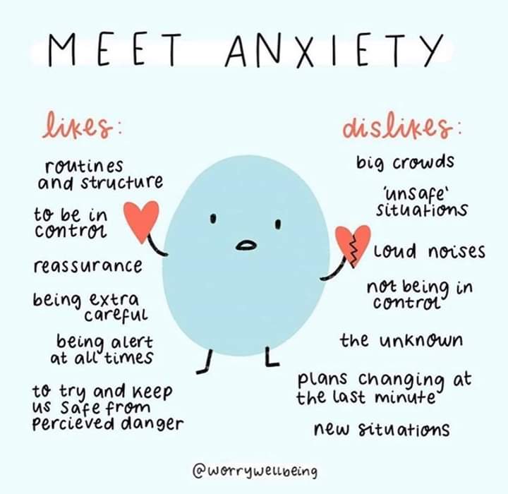 GiftedSA's tweet image. Remember anxiety feels and looks different for everyone.