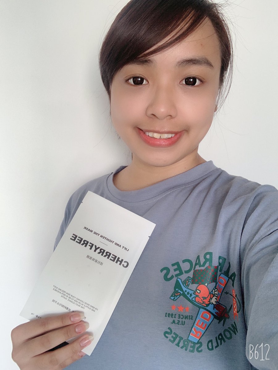 Scxtxt's tweet image. My effect for 3 pieces🍒Cherry Free V Mask!!