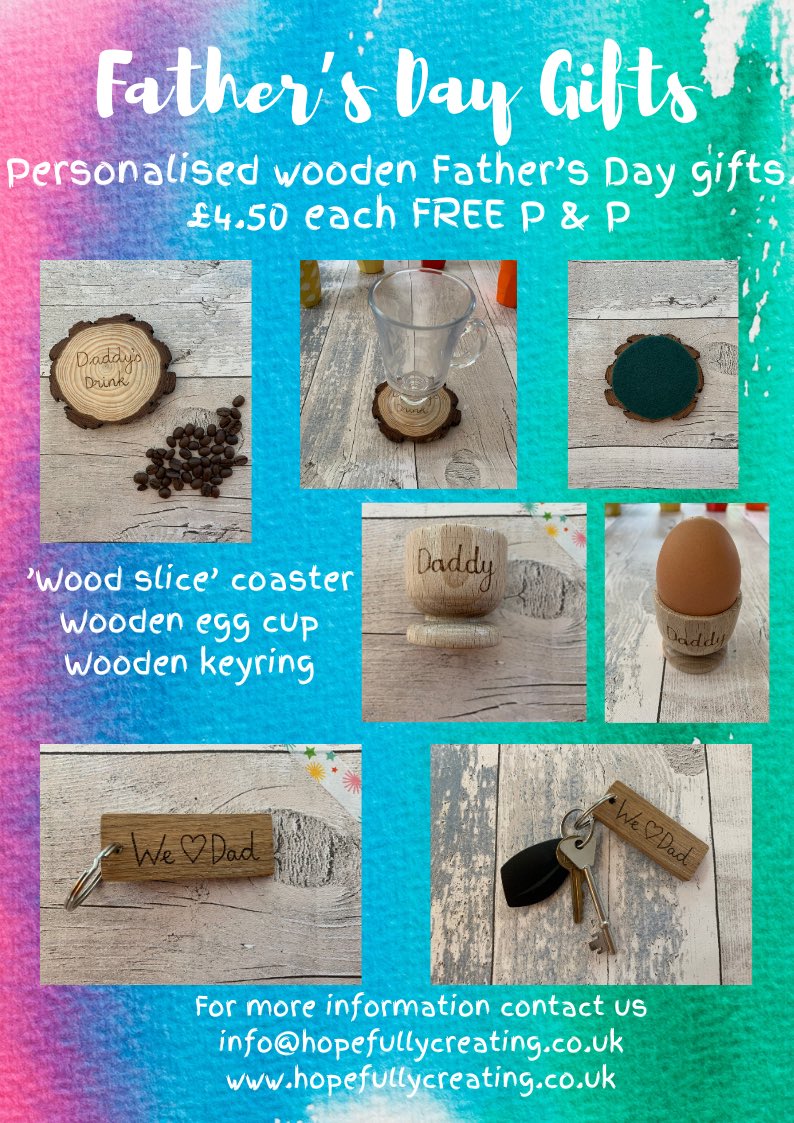 HopefullyCreat1's tweet image. Been working on some Father’s Day presents- personalised wooden gifts using pyrography. Head over to hopefullycreating.co.uk to order yours.