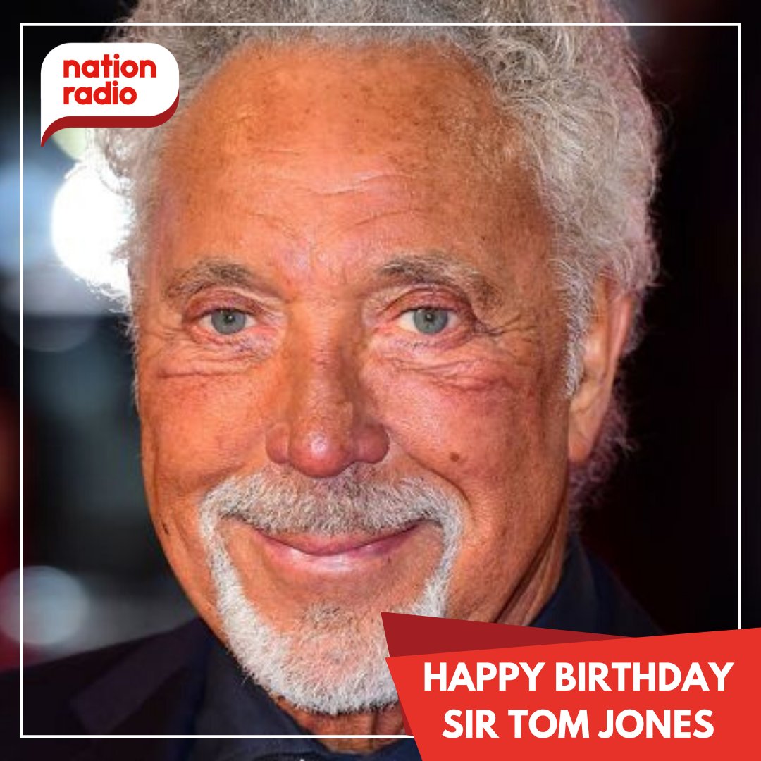 Wishing Sir Tom Jones a very happy 80th birthday! 