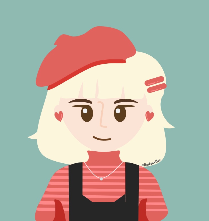 thatswritee's tweet image. my first time joining dtiys! yey!🎉 I actually don't know my art style yet but here's my take hehe☺️ i used ppt and a  different color palette for this hehe 💞

++ congrats to @miyushines for 400+ followers! now you're on ur 800! ✨

#miyusdtiys @miyushines #art #artph