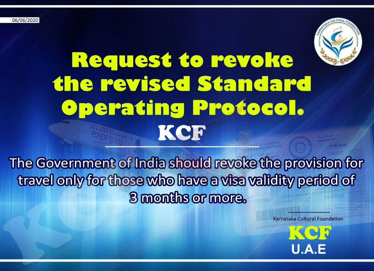kajoor_iqbal's tweet photo. I humbly request @DrSJaishankar to kindly #RevokeNewSOP with relation to out bound travel from India. Revised SOP will affect lakhs of NRI's stranded in India due to COVID19 restrictions in losing their jobs, businesses &amp; being apart from their families.
@MEAIndia
@vipulifs https://t.co/ERQ898bHpl