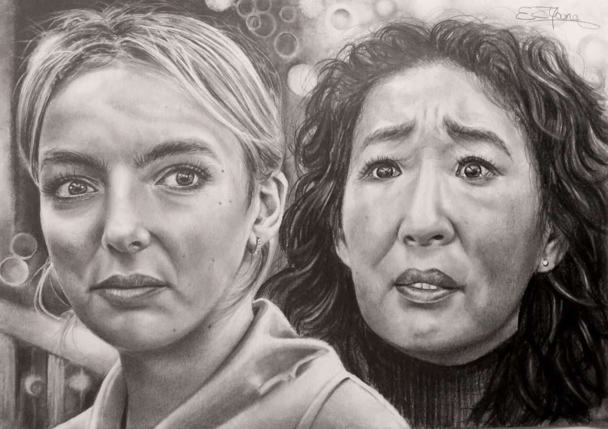 The Bridge.
Killing Eve, Pencil Drawing. (Instagram @ em.young88)<a href="/KillingEve/">Killing Eve</a> <a href="/IamSandraOh/">Sandra Oh</a> #jodiecomer #killingeve #villaneve #villanelle #evepolastri #draw #pencil #fanart <a href="/BBCiPlayer/">BBC iPlayer</a> <a href="/BBCAMERICA/">BBC America</a>