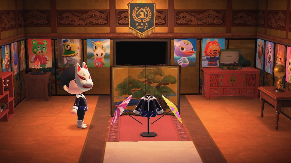 バイレ どうぶつの森 A Twitter フォックスくんの家が少し広くなったので マダラメパレス風にしていこうと思います 偽美術品とか集めてもいいかも ペルソナ5 どうぶつの森 Animalcrossing Acnh Nintendoswitch