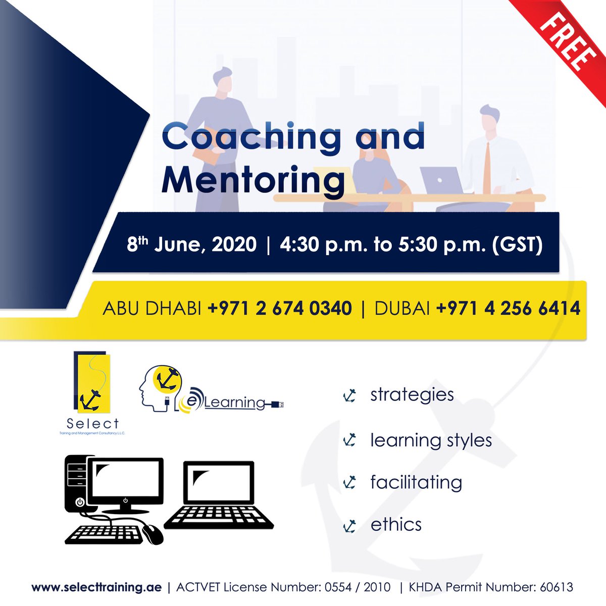 SelectTraining's tweet photo. “Colleagues are a wonderful thing- but mentors, that’s where the real work gets done.” -Junot Diaz
Join SELECT tomorrow for a FREE training course on Coaching and Mentoring! Register here: https://t.co/CB5pw9pHXo
#selectselect #selecttraininguae #staysafe #onlinelearning #KSA https://t.co/3maXV3coCi