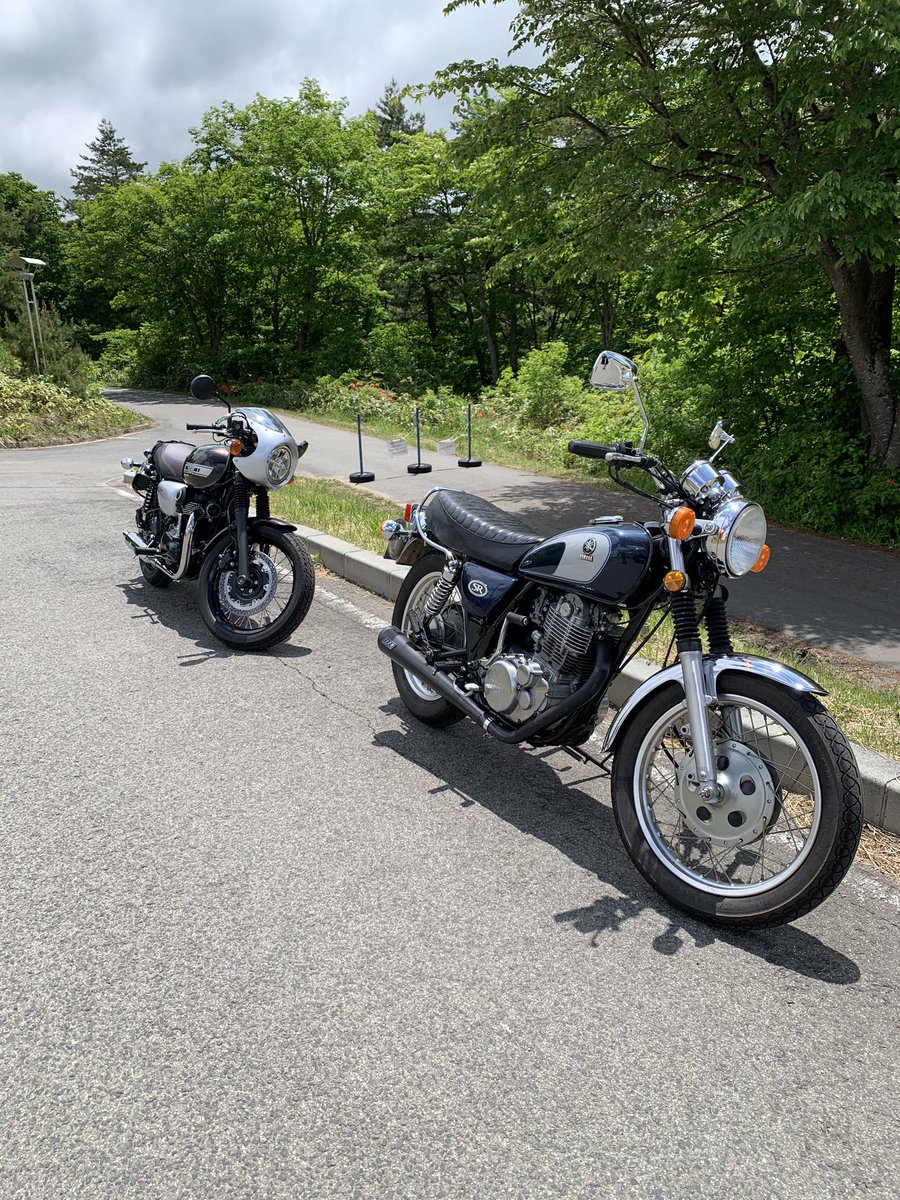 WとSRで蔵王ツーリングでした