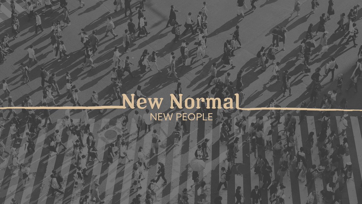 N E W  N O R M A L
A series in 1 Thessalonians throughout the month of June. 

1. New People
youtu.be/_2t1h9M8YgA