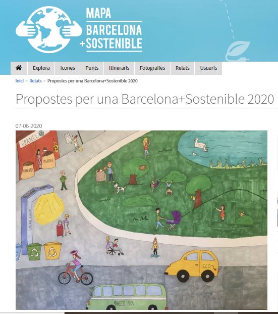 Al Mapa Barcelona+sostenible trobareu la notícia sobre les activitats proposades pels nostres alumnes el dia Mundial del Medi Ambient bcnsostenible.cat/web/relat/5edc…  
<a href="/AfaFedacSantAnd/">Afa Fedac St. Andreu</a>   <a href="/EscolesFEDAC/">Escoles FEDAC</a>