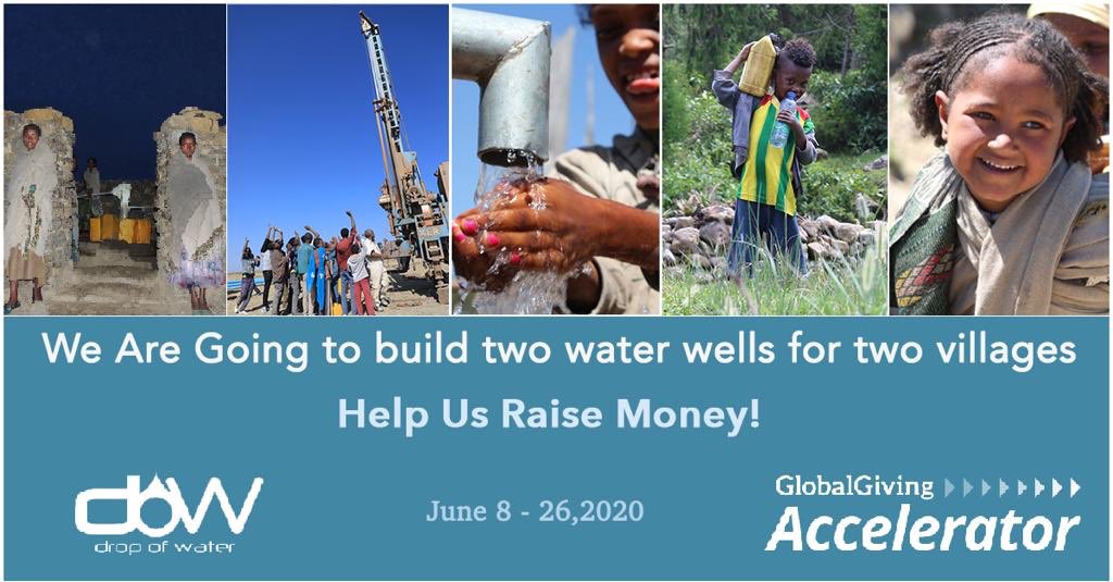 Mark your calendar 🗓 June 6-26  #Share #spreadthecause #donate #DropOfWater  #cleanwater4all #ruralEthiopia #onlinefundraising @GlobalGiving @dropofwaterorg @globetrotter1_ @amsalu_w @MgdestaG @betelhem_dessie @iamGelilabekele @aronsimeneh