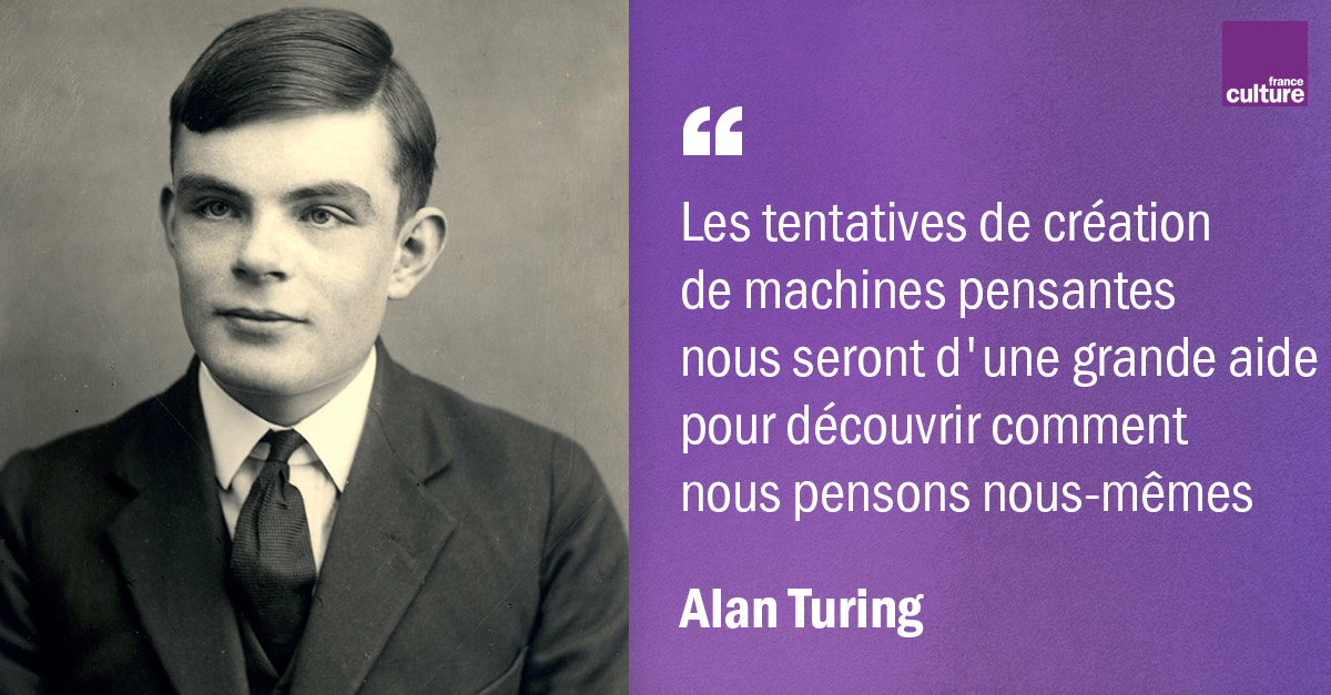 7 juin 1954 : mort d'Alan Turing.🧮Mathématicien inspiré, casseur des codes nazis,💻théoricien de l’informatique, poursuivi pour homosexualité avant de disparaître en croquant dans une🍎au cyanure… Découvrez Alan Turing au-delà du mythe 
👉franceculture.fr/emissions/leni…