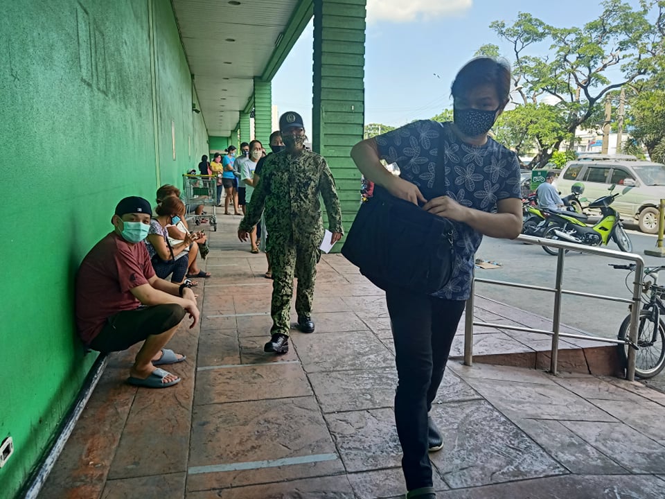 On June 07, 2020, from 11:00 A.M onwards,Personnel of this Station conducted Police Visibility and establishments' visitation, to ensure the implementation of social distancing,no face mask no entry; and also distribution of flyers with regards to 8 Fo at Tanza Puregold