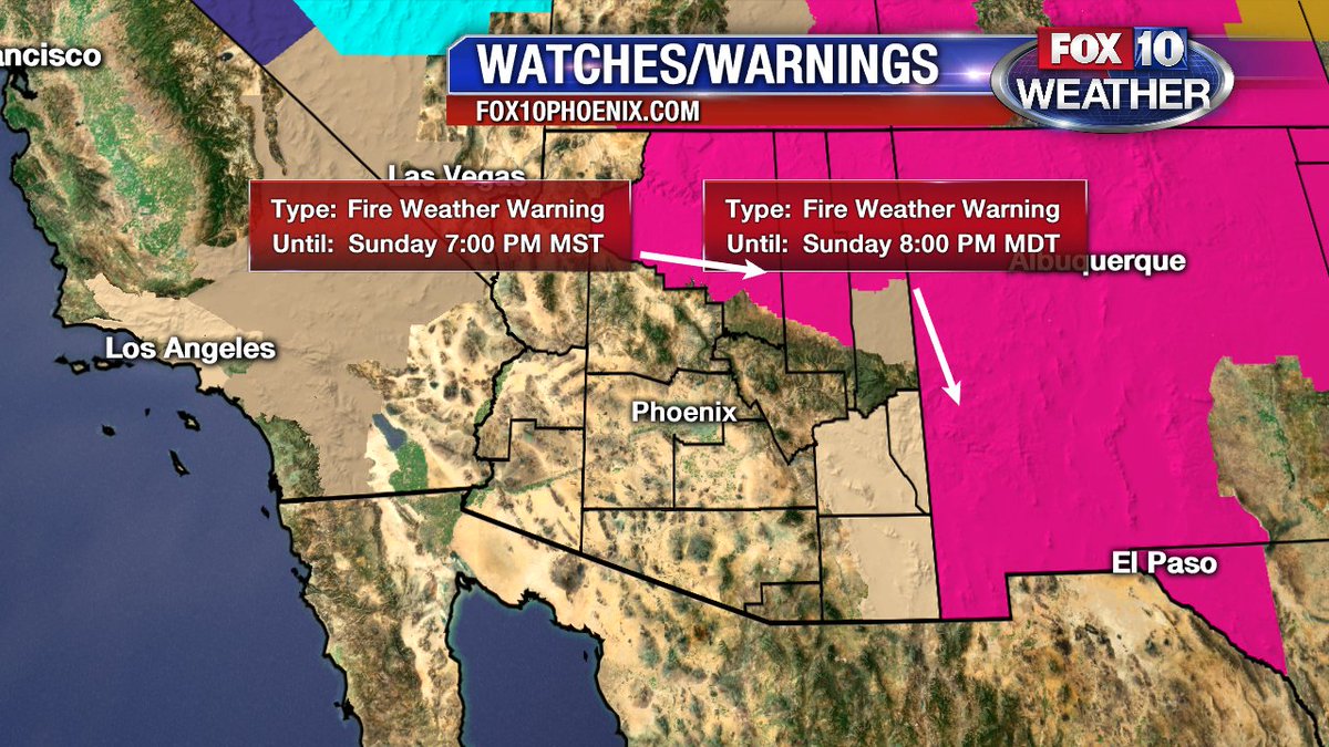 FOX10Phoenix's tweet photo. A Watch or Warning has been issued for your area.  Please go to https://t.co/qLH7LM2GAX for more information. https://t.co/Z4RrytwWdx