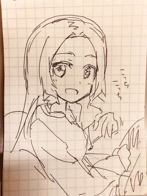 風先輩落書き 