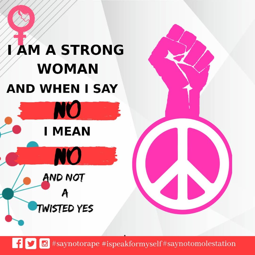 The_Omolara's tweet photo. Hi guys, #ispeakformyself is an online campaign to phase out the existing propaganda of women that when we say NO,  we mean YES. #ispeakformyself should trend to phase out this theory. https://t.co/k8tb56HjF9