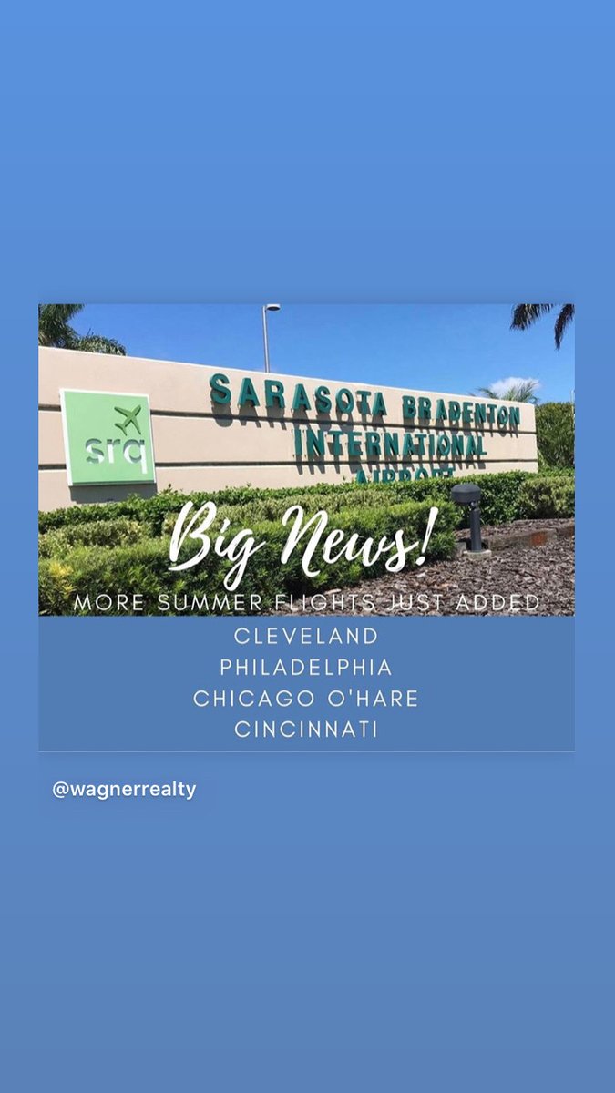 WickerInn's tweet image. Frontier airlines announces new flights from Sarasota starting at $39! Cleveland, Cincinnati, Chicago O’Hare and Philadelphia. Sarasota Magazine.  Book your summer vacation now at The Wicker Inn! Call us today 941-386-8344...

sarasotamagazine.com/news-and-profi…