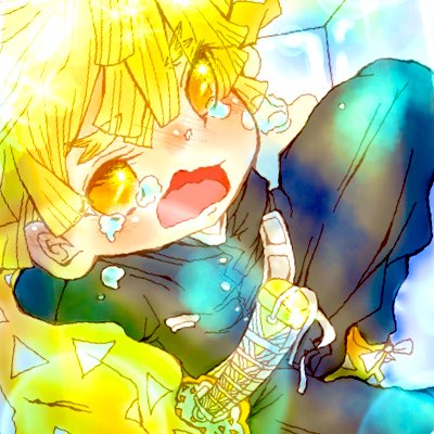 にび＊*さんがTwitterに投稿した我妻善逸(鬼滅の刃)のイラスト。