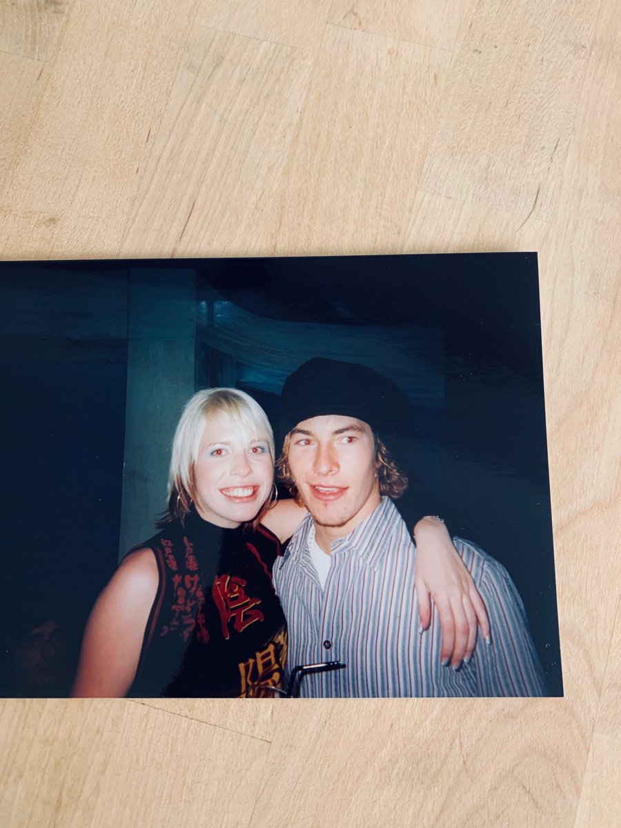 This was 2003 I think. I was taking a pee and Nicky was doing the same stood next to at the Dorna party at Indiana nightclub. I asked if he come and have pic taken with my then girlfriend now wife Victoria. Of course he obliged even though his mom was waiting. Big love Arthur