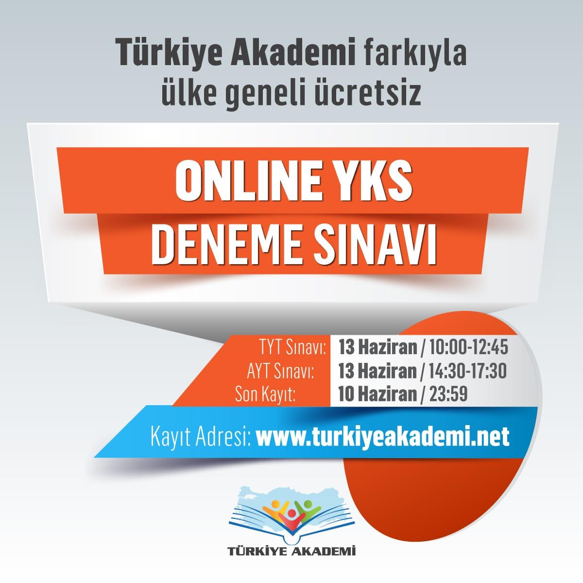 Sevgili gençler, sınavın ertelenmesi için her şeyi yapıyoruz.Ancak sizlerin de sınavlar ertelemeyecekmiş gibi azimli ve kararlı çalışmanız gerek.Geleceğiniz için, Türkiye için bunu yapmalısınız.

turkiyeakademi.net deneme sınavına katılmayı da unutmayın.

#YksLgsRiskiniDuyur