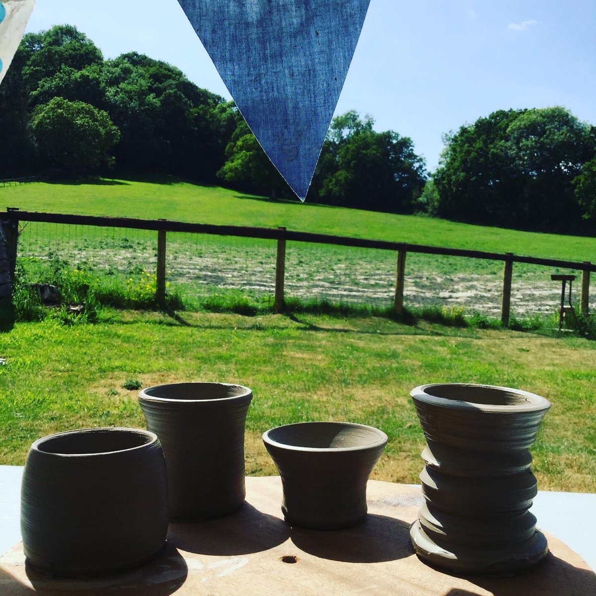 The Potting Tent! 🌻❤️🌼🌳Reopen for business as from 1st July. Taking bookings for #alfresco #potteryclasses 🤗#familyfun #sundayvibes #herefordshire #SmallBusinesses