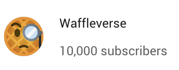My second channel just hit 10,000 subscribers! Thanks everyone for watching! 👍