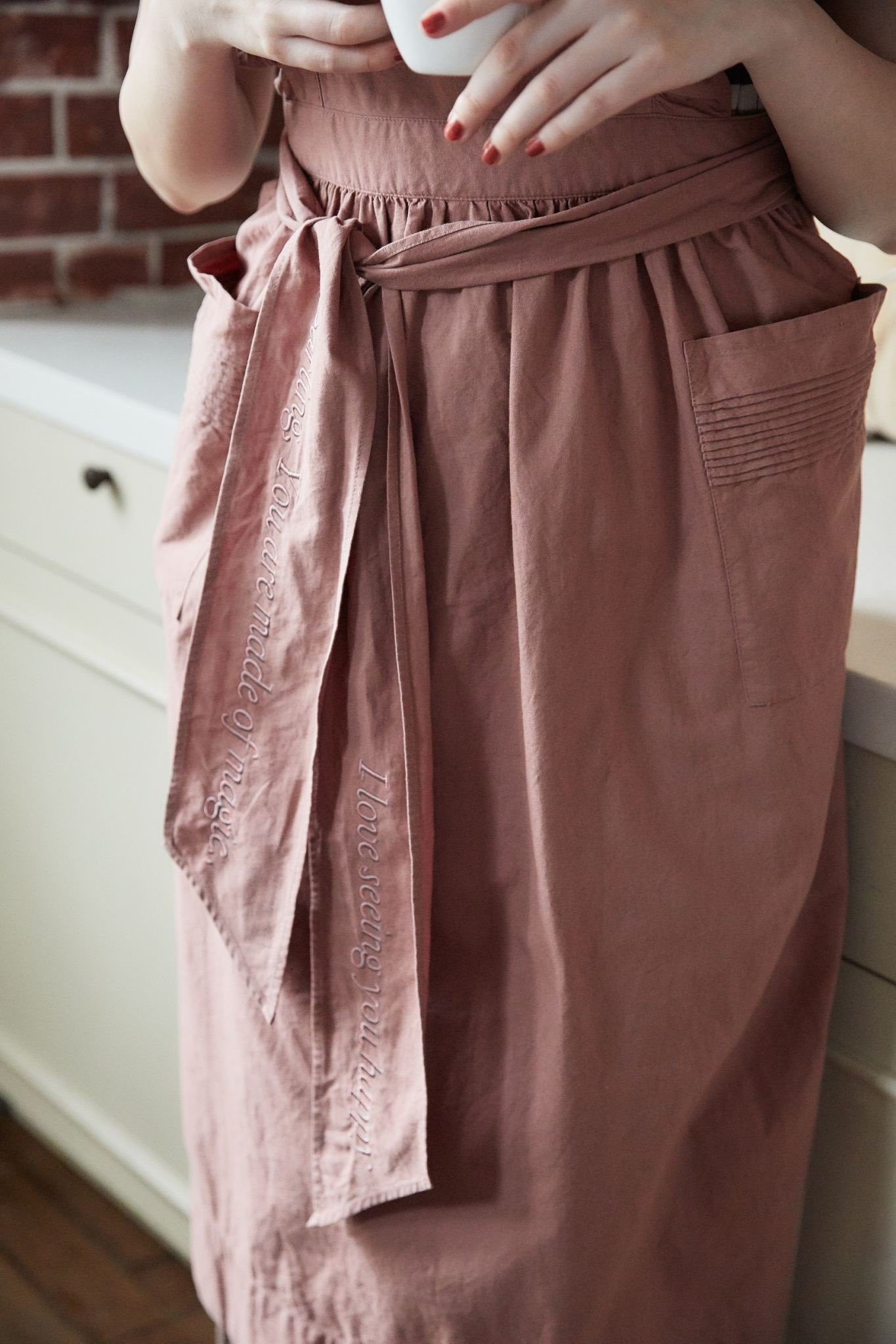 herlipto Washed Cotton Apron エプロン - メルカリ
