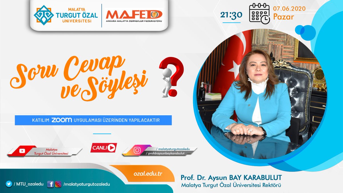 MTU_ozaledu's tweet photo. ✅#Ankara #Malatya Dernekler Federasyonu (#MAFED)'in düzenlemiş olduğu Soru Cevap ve Söyleşi programının konuğu Rektörümüz Sn. Prof. Dr. @abkarabulut.⤵️
E Söyleşi 🔴
Canlı 👉https://t.co/kDZ7Y3R0SH
@YuksekogretimK @iletisimmtu @MTU_ozaledu https://t.co/OVLlVSLvQT