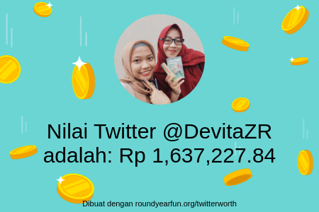 DevitaZR's tweet photo. Nilai Twitter Saya adalah: Rp 1,637,227.84

Temukan milikmu dengan https://t.co/dfrHaaDbz4

⠀ https://t.co/bL0ceKf16d