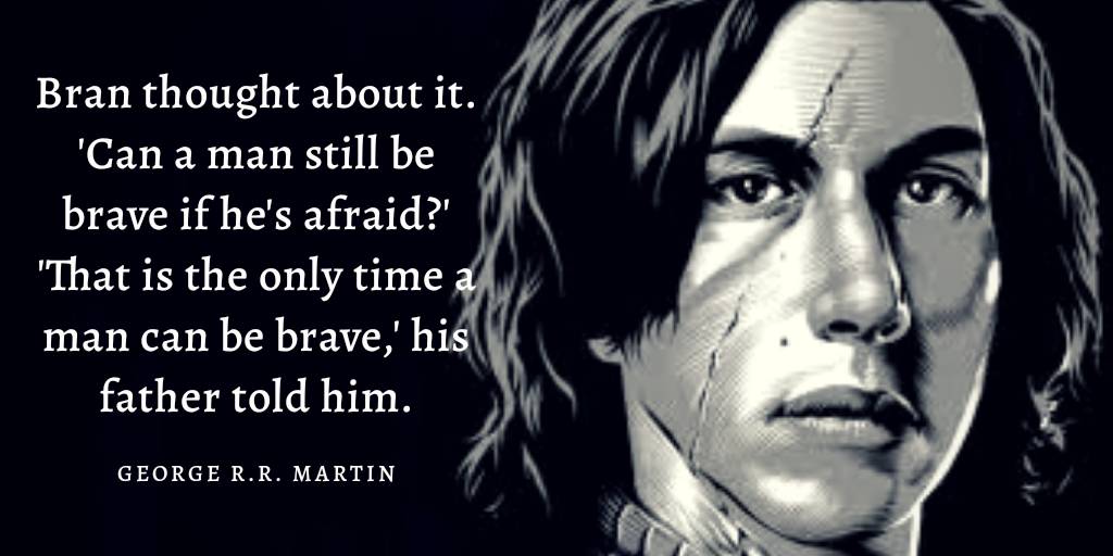 be brave today.