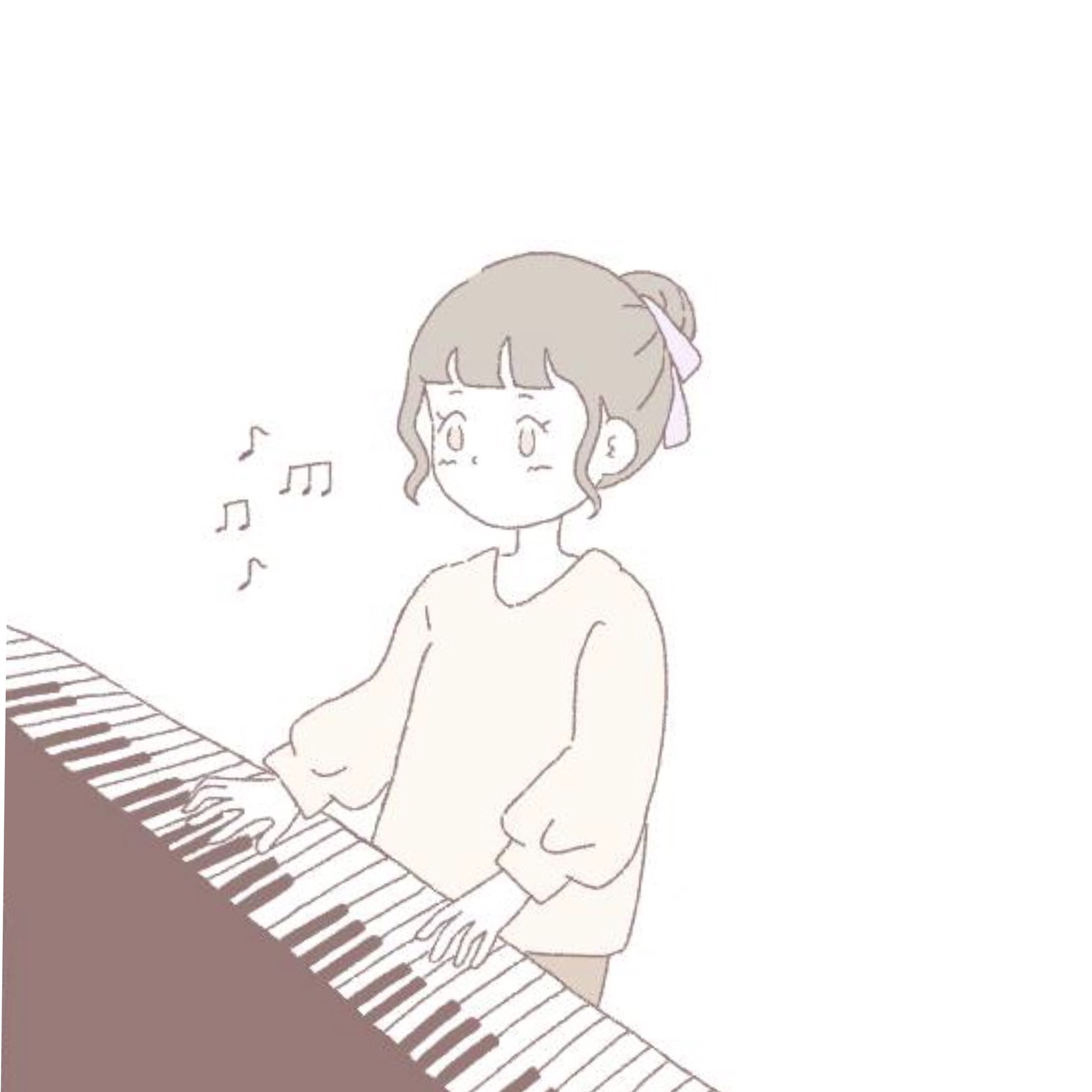 びーちゃん 上手な人が弾くピアノって 誰でも弾けるような簡単な曲でも感動する ピアノ歪んでる イラスト 女の子 ピアノ 音楽 T Co Uyeqbc0krg Twitter