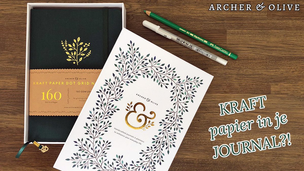 Wist je dat... er nu ook kraft journals bestaan? Ik kocht één van Archer &amp; Olive bij <a href="/journalnstuff/">JournalnStuff</a> die ik uitgebreid laat zien in mijn laatste video: youtu.be/04Jodjz18nE #kraftjournal #archerandolive #bulletjournal