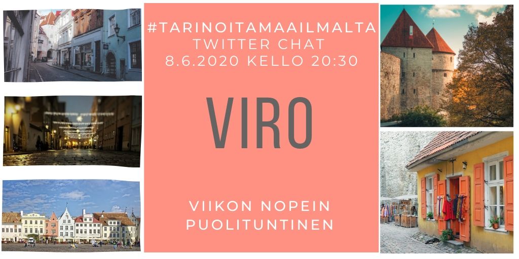 annikarautiola's tweet image. Maanantain #TarinoitaMaailmalta chatissa puhutaan Viron matkailusta! Lähellä oleva kohde, jonne voi suhteellisen turvallisin mielin matkustaa, kunhan #matkailu on taas sallittua. Mitä kaikkea Virosta löytyy? Siitä jatketaan juttua maanantaina!