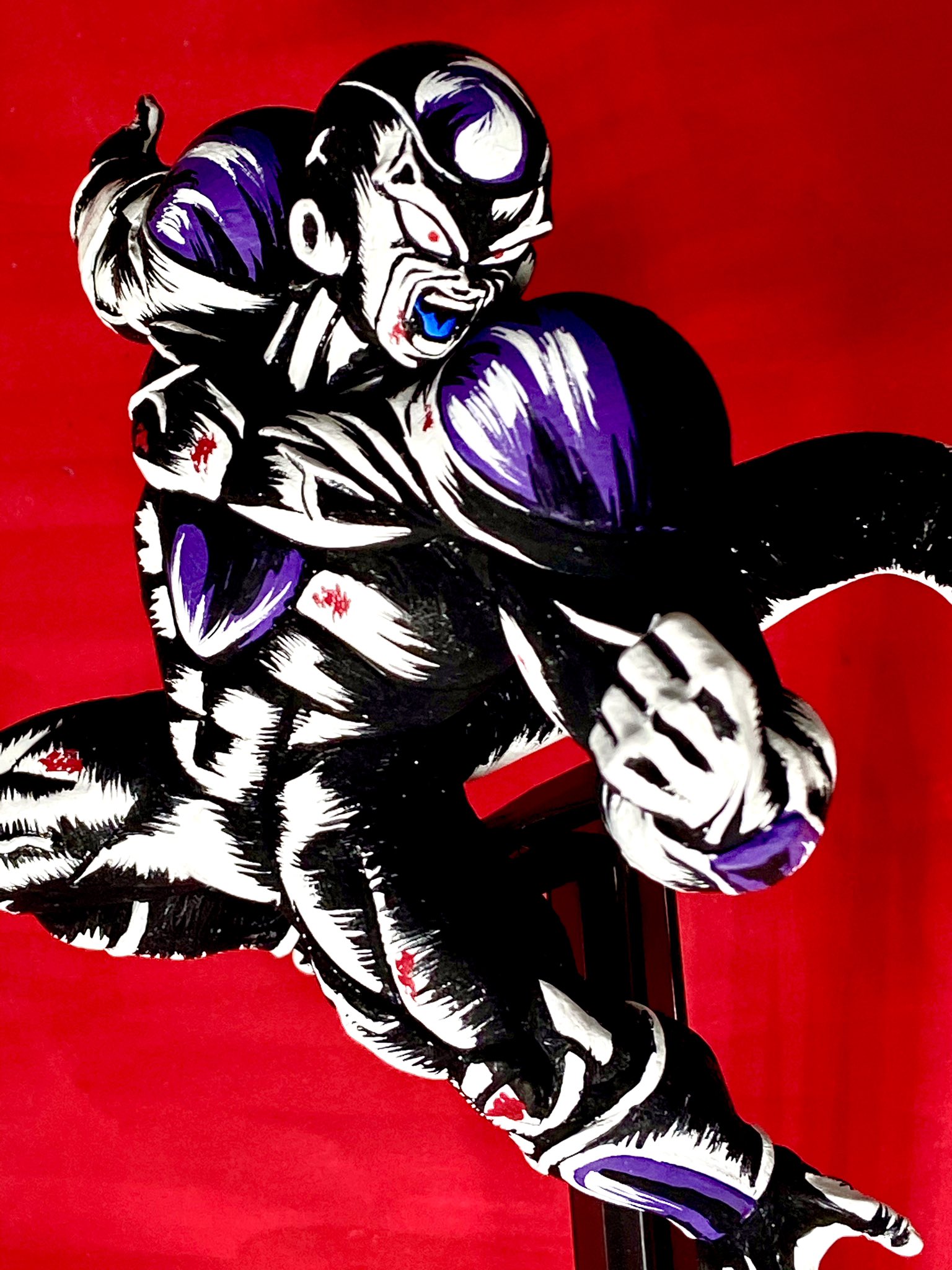 大好き ドラゴンボール フィギュア リペイント フリーザ アニメ イラスト 二次元塗装 キャラクターグッズ 大好き ドラゴンボール フィギュア リペイント フリーザ アニメ イラスト 二次元塗装 キャラクターグッズ