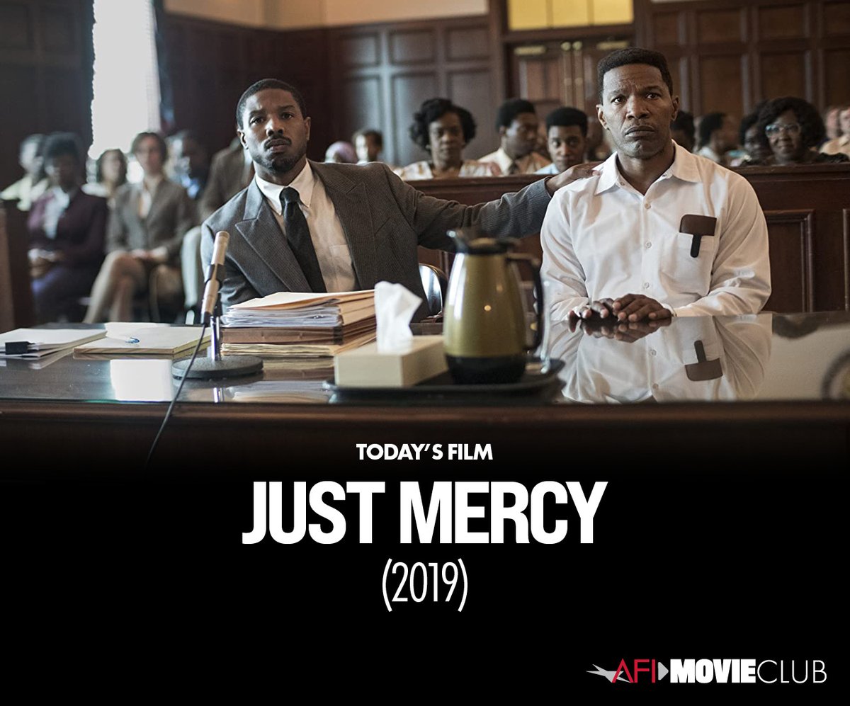 If you’re looking for a movie about a real-life modern-day hero who’s making a difference, look no further than @JustMercyFilm. Thanks to @warnerbros, you can watch the film for free in the US. Go to AFI.com/MovieClub for how to watch. #AFIMovieClub