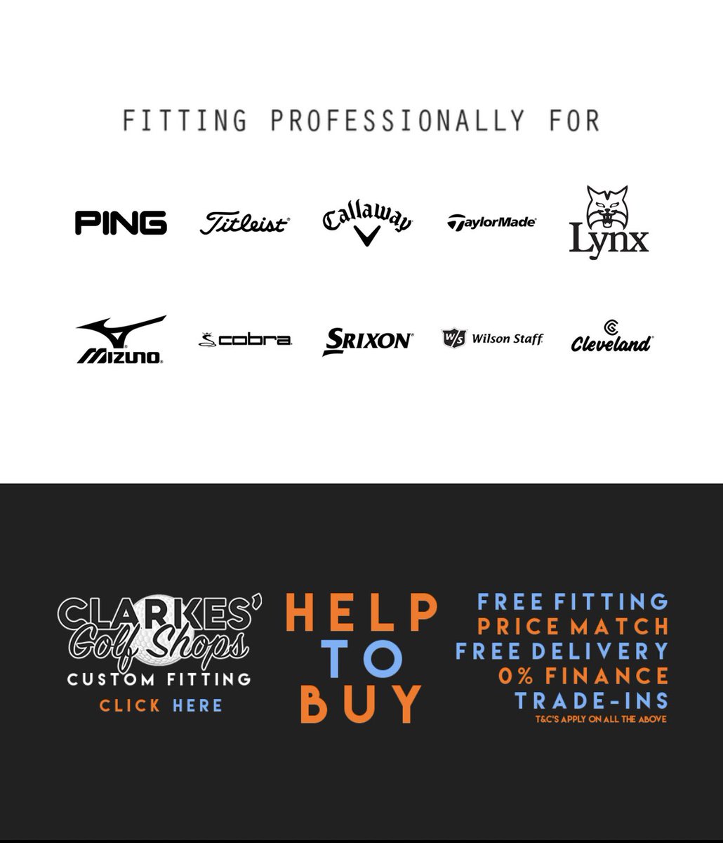 We have 2 custom fitting times remaining this week <a href="/ClarkesGolf/">Clarkes Golf Centre</a> 

MONDAY 8th 130pm and THURSDAY 11th 230pm

BOOK ONLINE 💻📱
missiongolfacademy.co.uk/custom-fitting…